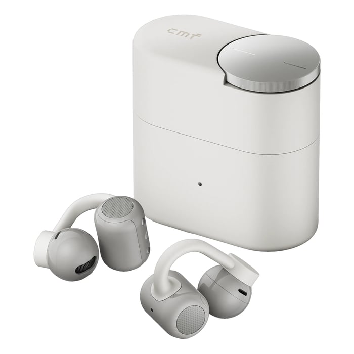 Nothing CMF Clip Pro open-ear-hodetelefoner Light Grey