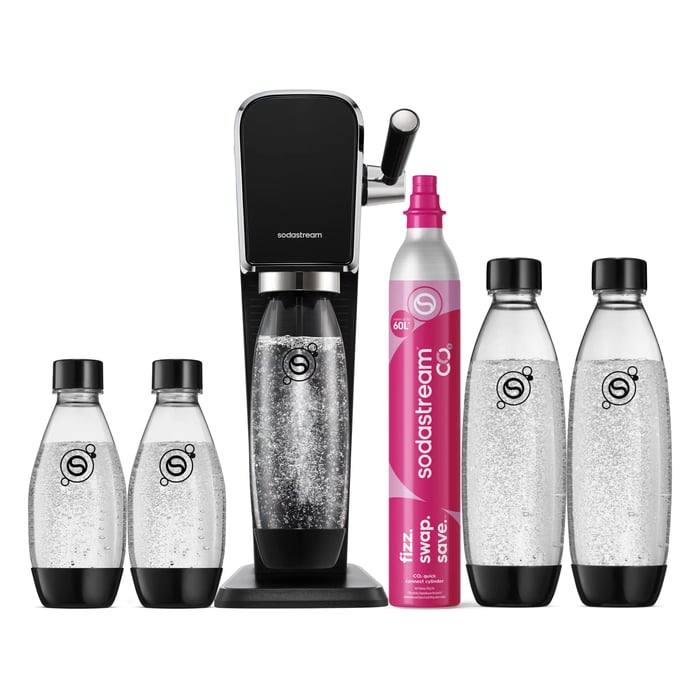 Sodastream Art Valuepack kullsyringsmaskin med 5 flasker