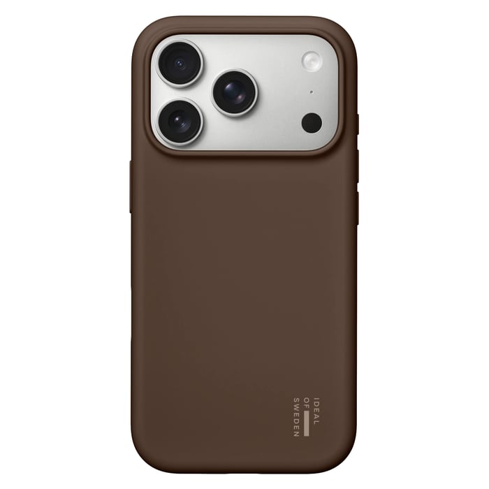 IDEAL OF SWEDEN Silicone MagSafe Case for iPhone 17 Pro Max / 18 Pro Max Mocha Mousse