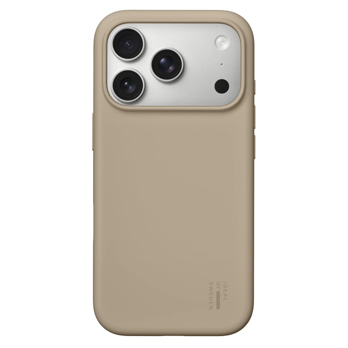 IDEAL OF SWEDEN Silicone MagSafe Case for iPhone 17 Pro Max / 18 Pro Max Perfect Beige
