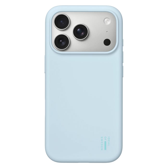 IDEAL OF SWEDEN Silicone MagSafe Case for iPhone 17 Pro / 18 Pro Light Blue