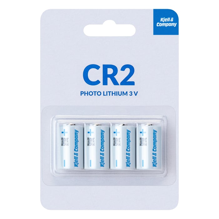 Kjell & Company CR2 Litiumbatteri 4-pk.