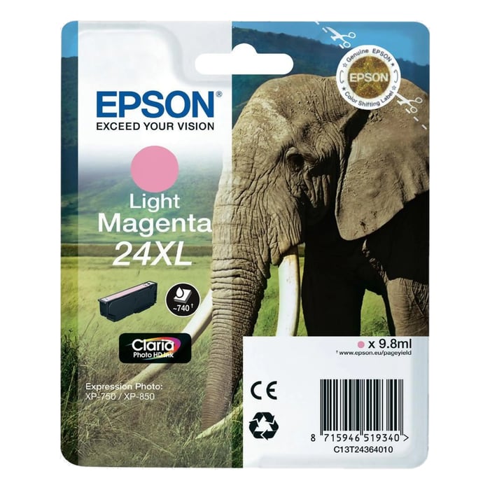 Epson T2433 Bläckpatron XL Ljus magenta