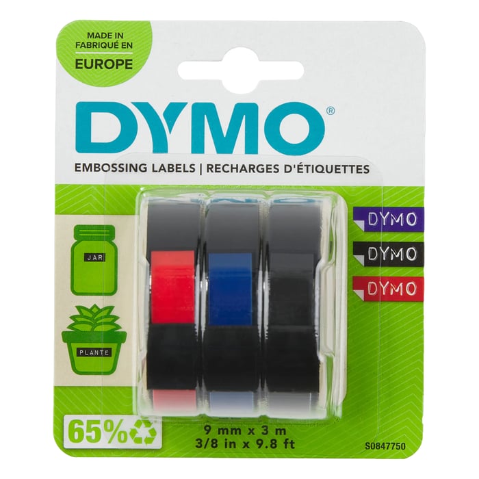Dymo Präglingstejp för Omega 3-pack