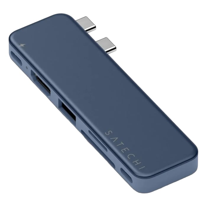 Satechi USB-C Snap Hub for MacBook Neo Indigo