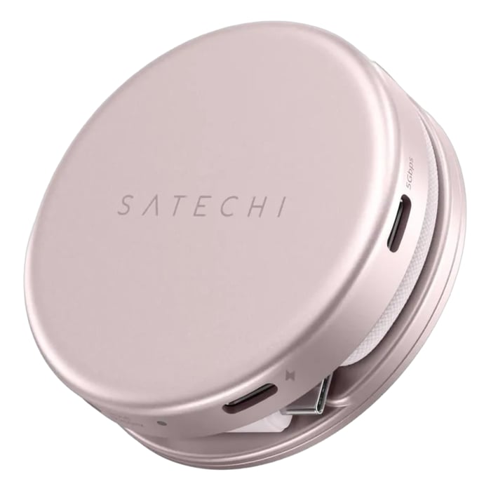 Satechi OntheGo 5-in-1 Multiport Adapter for MacBook Neo Rouge