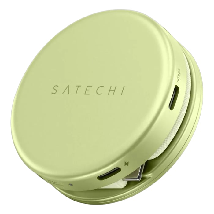 Satechi OntheGo 5-in-1 Multiport Adapter for MacBook Neo Citrus