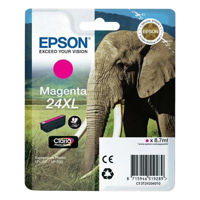 Epson T2433 Bläckpatron XL Magenta