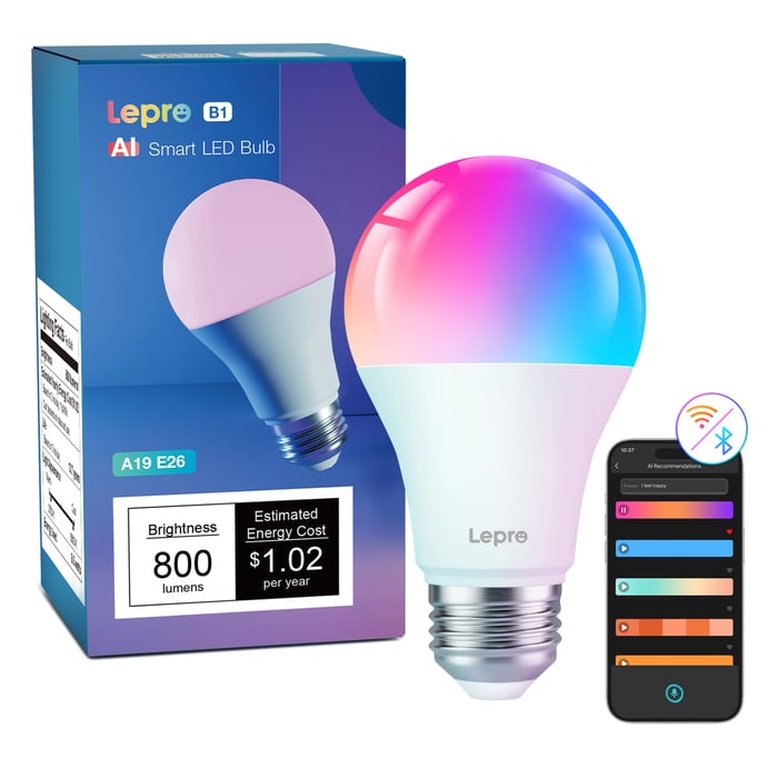 Lepro B1 AI Smart Bulb E27 1-pk.