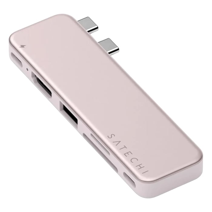 Satechi USB-C Snap Hub for MacBook Neo Rouge