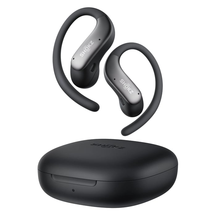 Shokz OpenFit Air 2 open-ear-hodetelefoner Sort