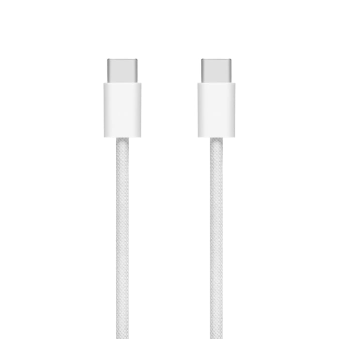 Linocell Flettet USB-C- til USB-C-kabel 240W Hvit 2m