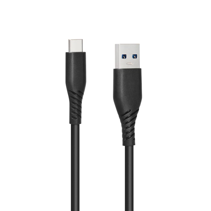 Linocell USB-A til USB-C-kabel Svart 1 m