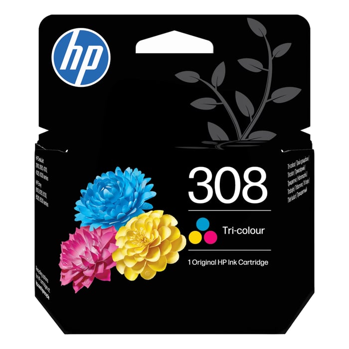 HP 308 trefarge originalblekkpatron