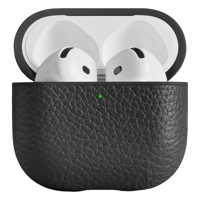 WOOLNUT Leather Case til AirPods 5 Svart