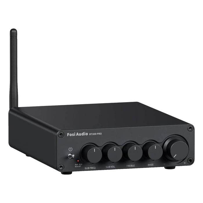Fosi Audio BT30D PRO 2.1-forsterker med Bluetooth