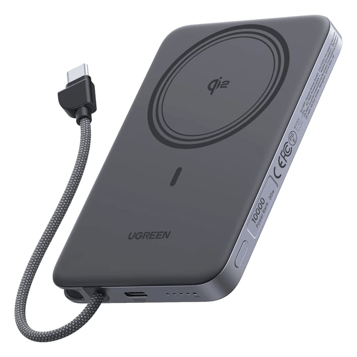 Ugreen MagFlow Air MagSafe-powerbank 10 000 mAh