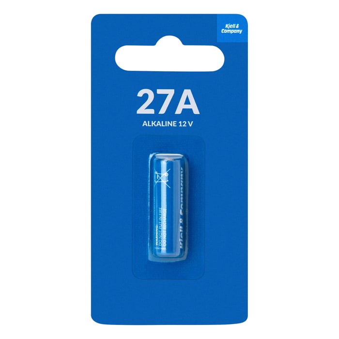 Kjell & Company Alkalisk 27A-batteri (LR27)