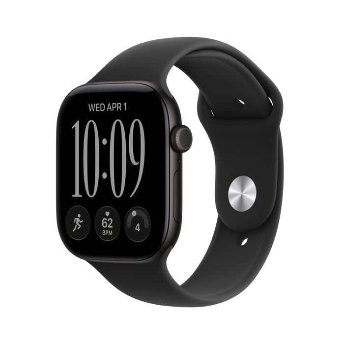 Apple Watch Series 12 GPS 46 mm Svart S/M