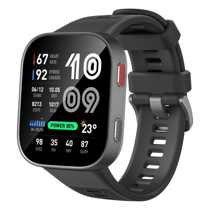 Amazfit Bip Max multisportsklokke Karbongrå