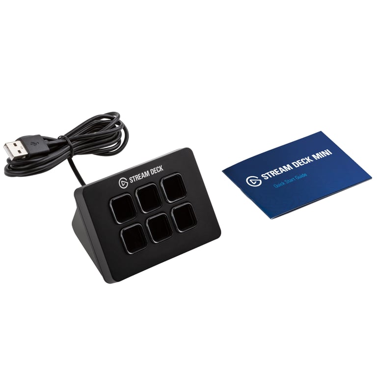 Elgato Stream Deck Mini Programmerbart tastatur | Kjell & Company