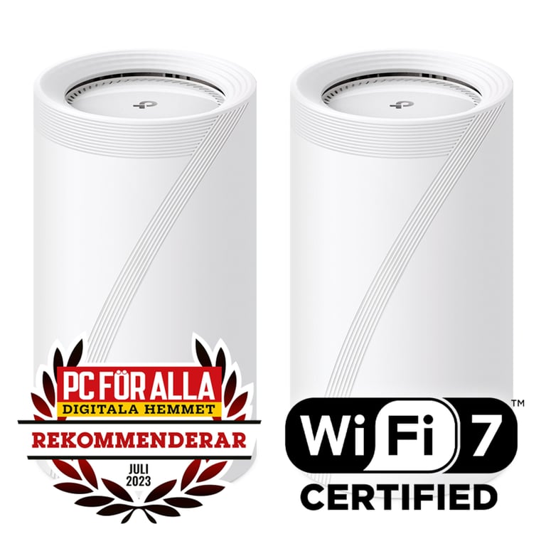 TP-Link Deco BE85 Mesh-system med Wifi 7 BE19000 2-pack | Kjell