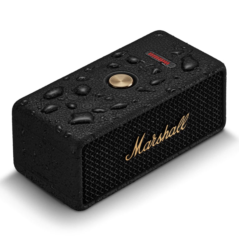 Marshall Emberton Ⅲ Marshall Emberton III Bluetooth-høyttaler Black and Brass | Kjell