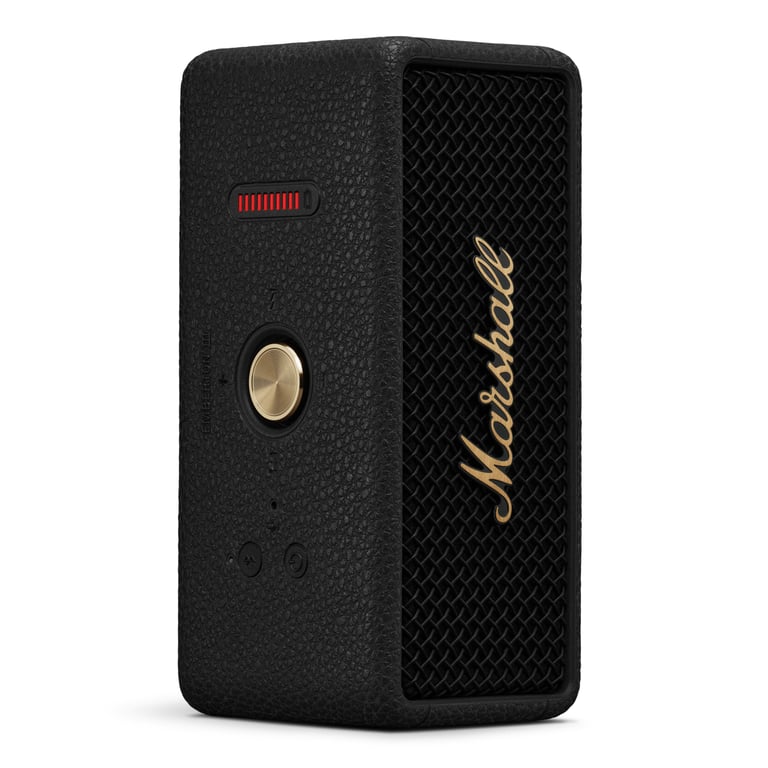 Marshall Emberton III Bluetooth-høyttaler Black and Brass | Kjell