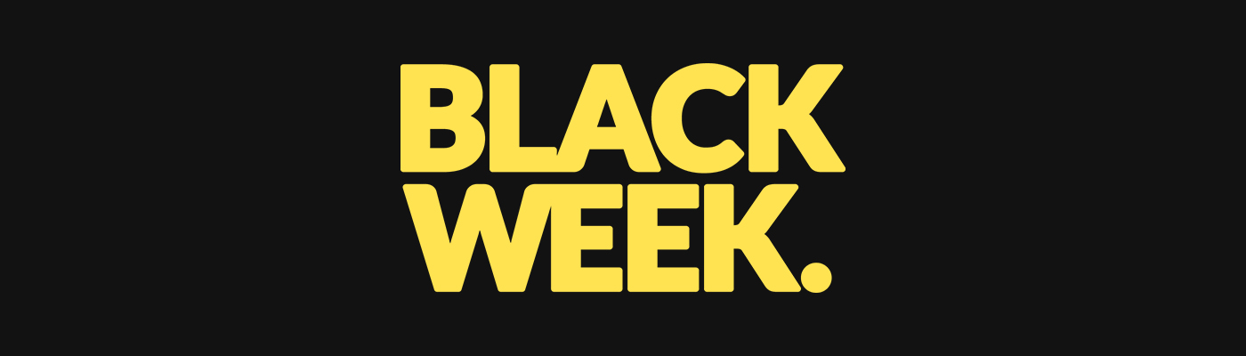 BLACK WEEK 2025 | Upp till 70% fram till Black Friday