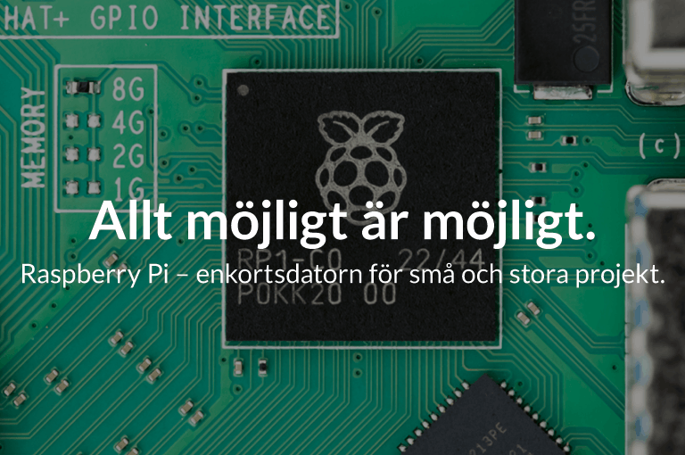 Våra favoritprojekt med Raspberry Pi
