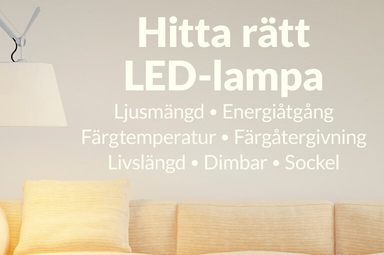 Thorny katalog Smuk kvinde Hur Funkar Det? - Välj rätt lampa | Kjell.com