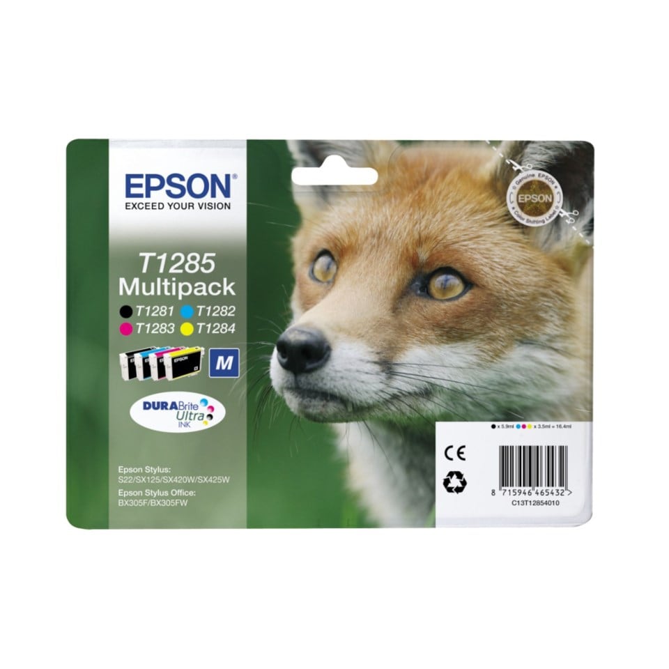 Epson T1285 Bläckpatron 4-pack