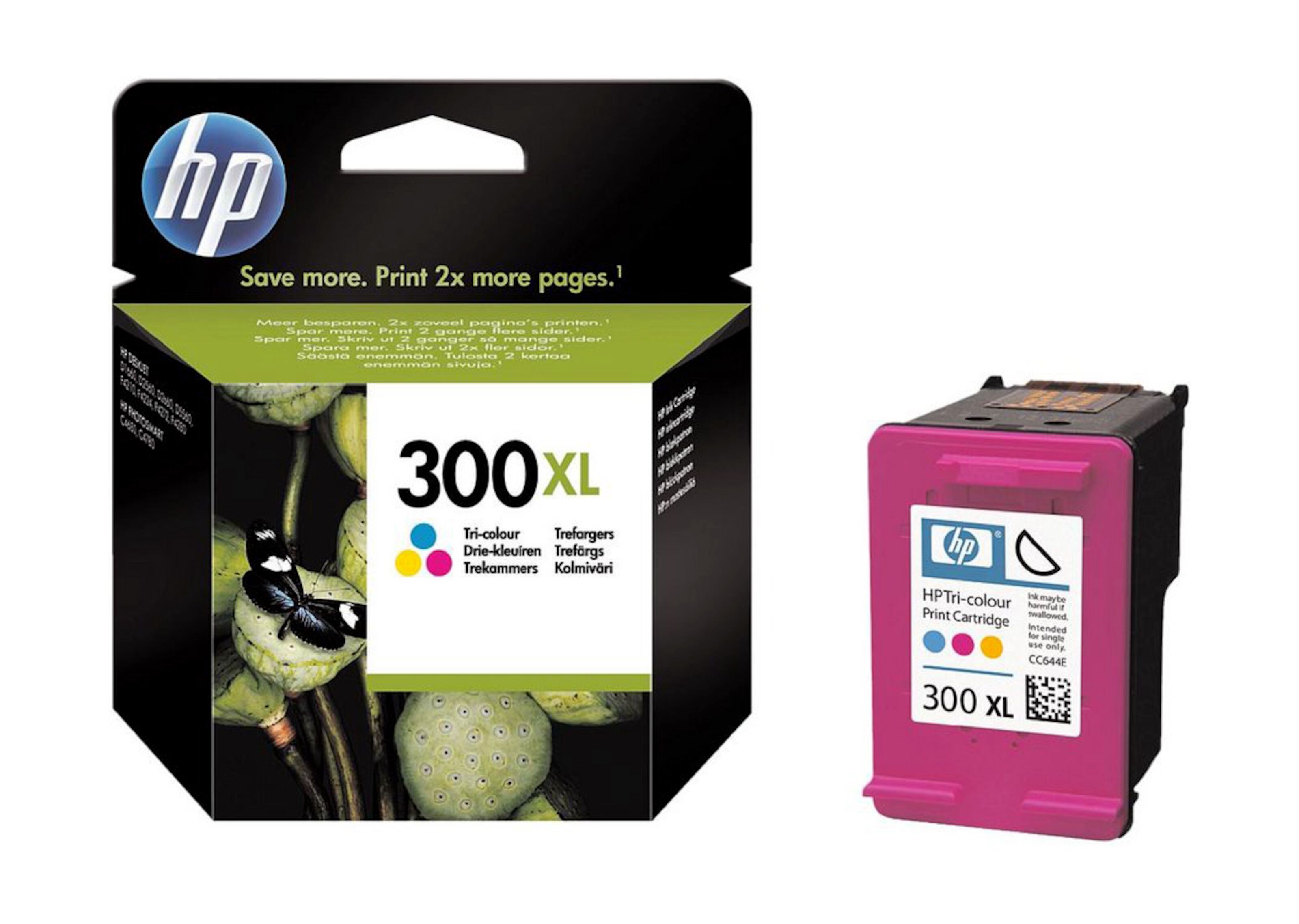 HP 300 - 3-farge XL - HP | Kjell.com