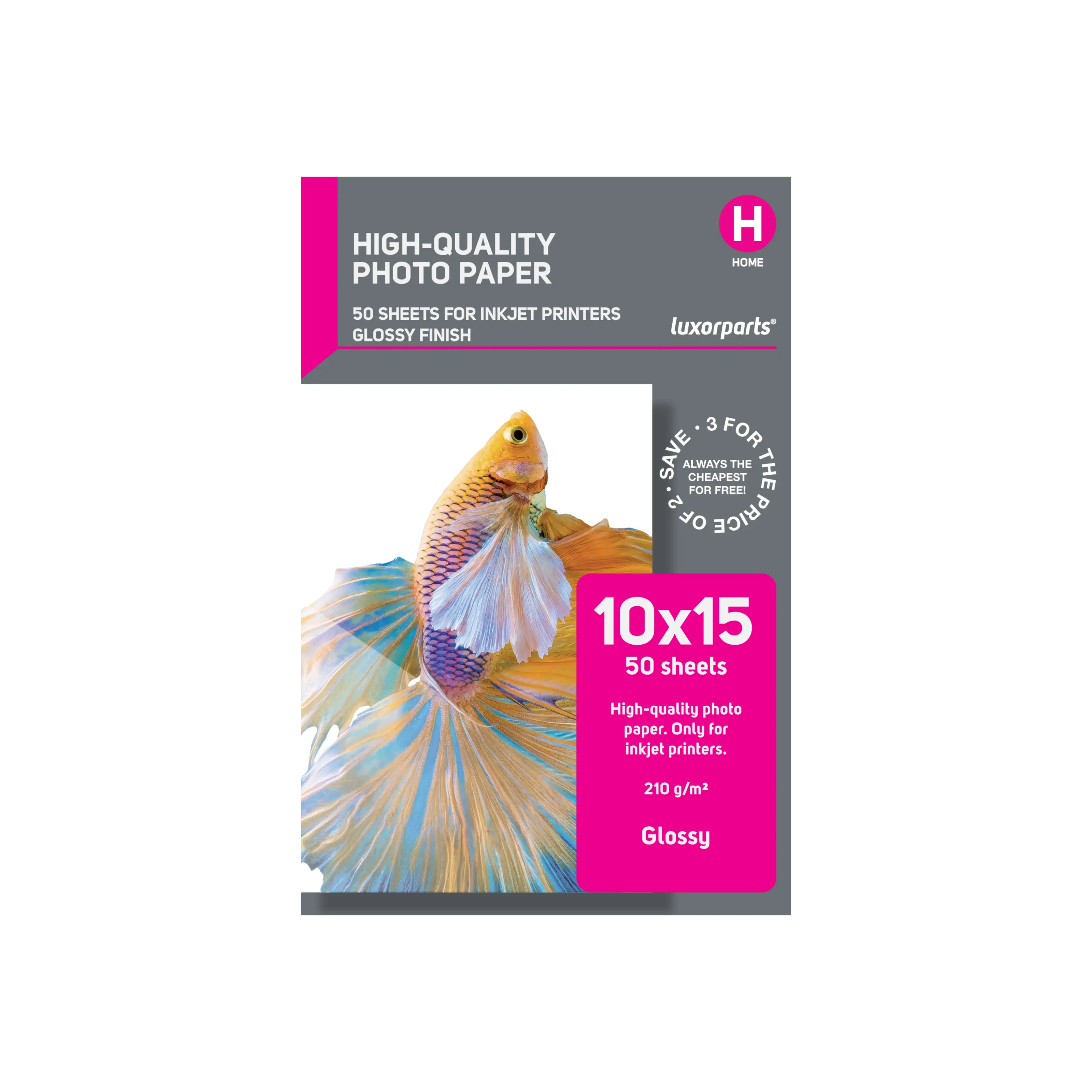 Luxorparts Glossy Fotopapper 10x15 cm 50-pack