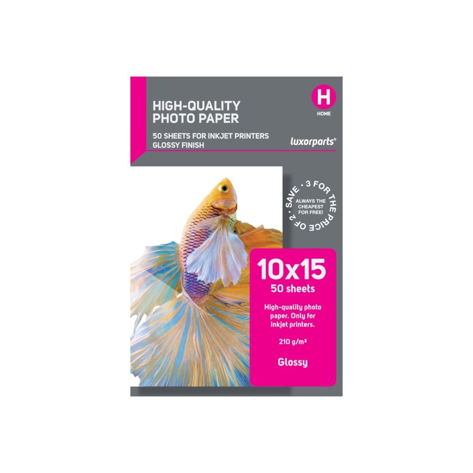 Luxorparts Glossy Fotopapper 10x15 cm 50-pack