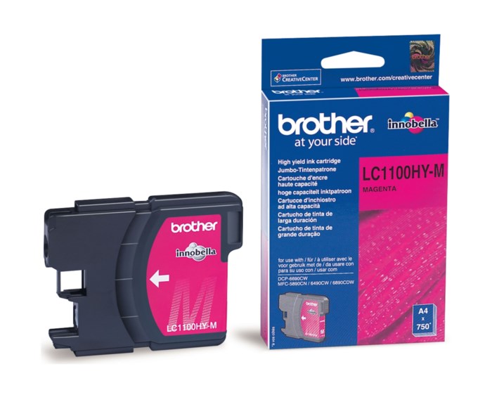 Brother LC1100M Bläckpatron Magenta