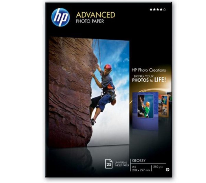 HP Advanced Fotopapper A4 25-pack