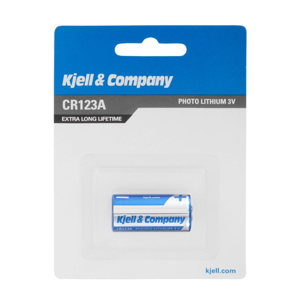 Kjell & Company CR123A Litiumbatteri 1-pack