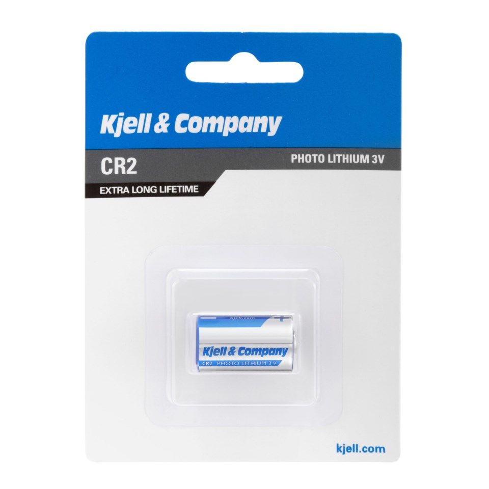 Kjell & Company CR2 Litiumbatteri 1-pk.