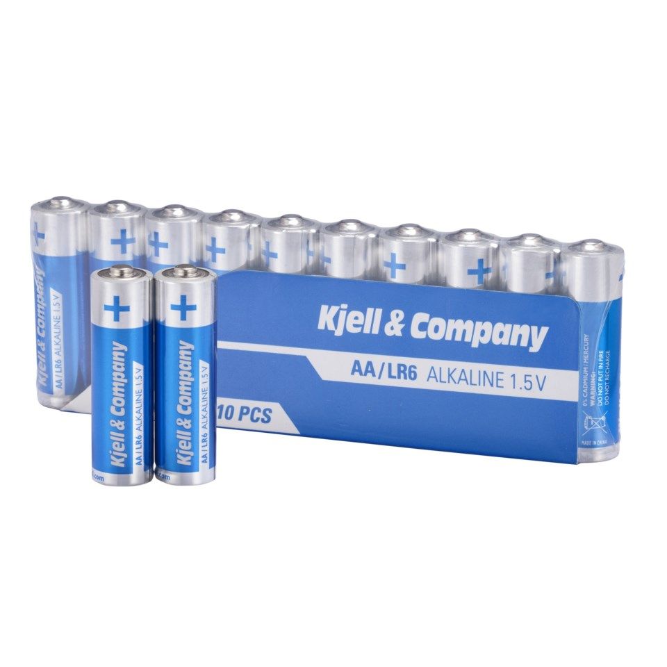 Kjell & Company AA-batterier (LR6) 10-pack