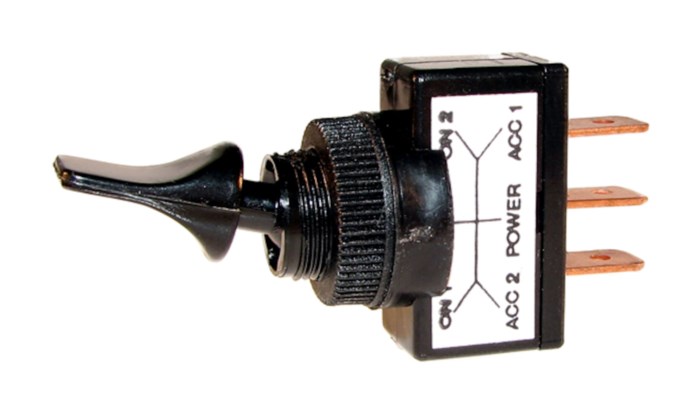 Vippströmbr. 1-pol onoffon. 12V20A