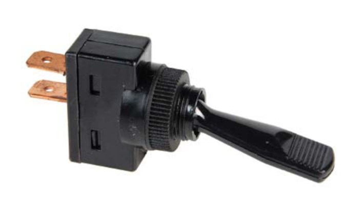 Vippströmbrytare 1-pol onoff. 12V20A