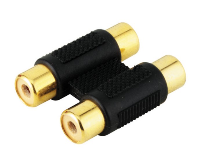 Luxorparts RCA-block x2