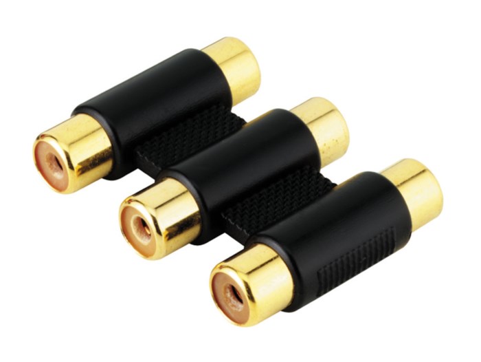 Luxorparts RCA-block x3