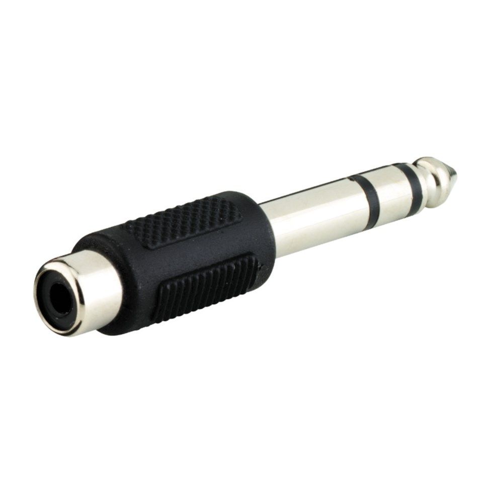 Luxorparts Lydadapter RCA til 6,3 mm, stereo Stereo