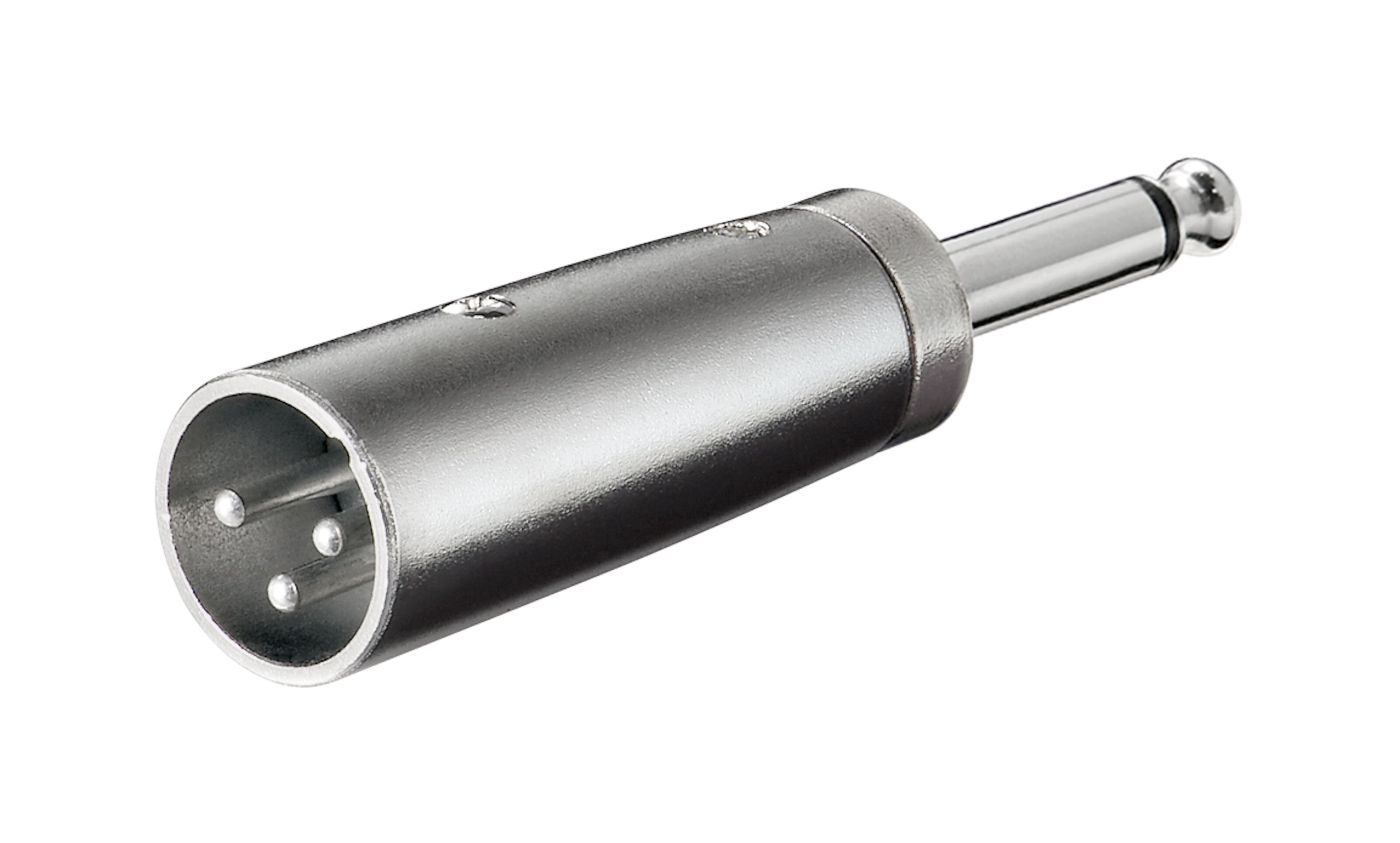 Adapter – XLR-hann til 6,3 mm-hann