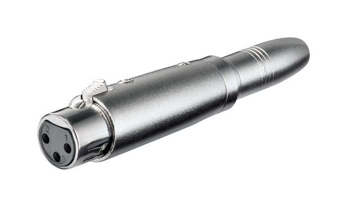 Adapter XLR-hona till 63 mm-hona