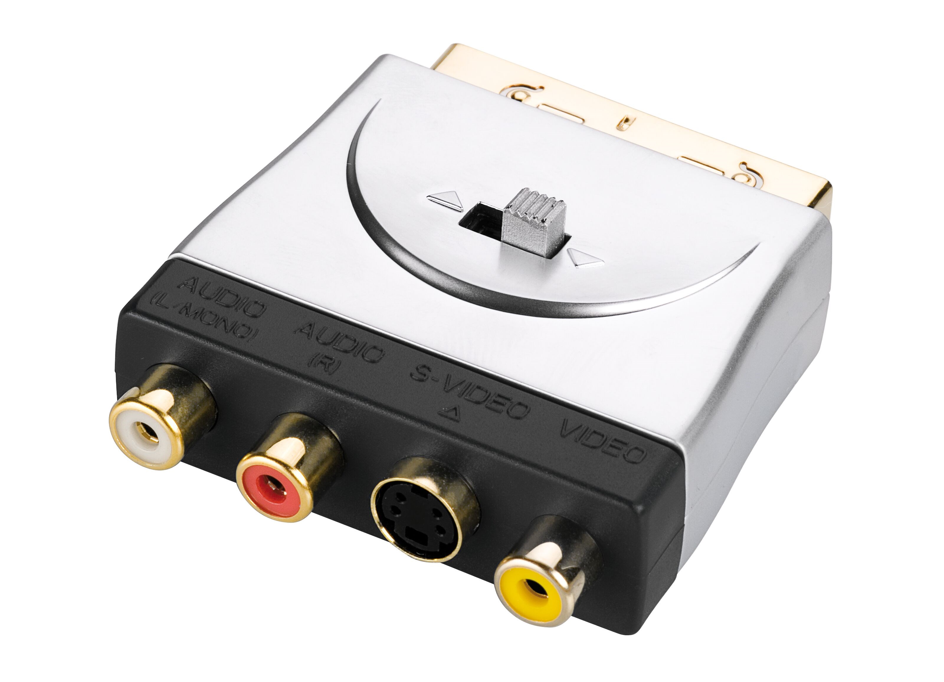 Scart-adapter Guldpläterad - Scart till RCA | Kjell.com