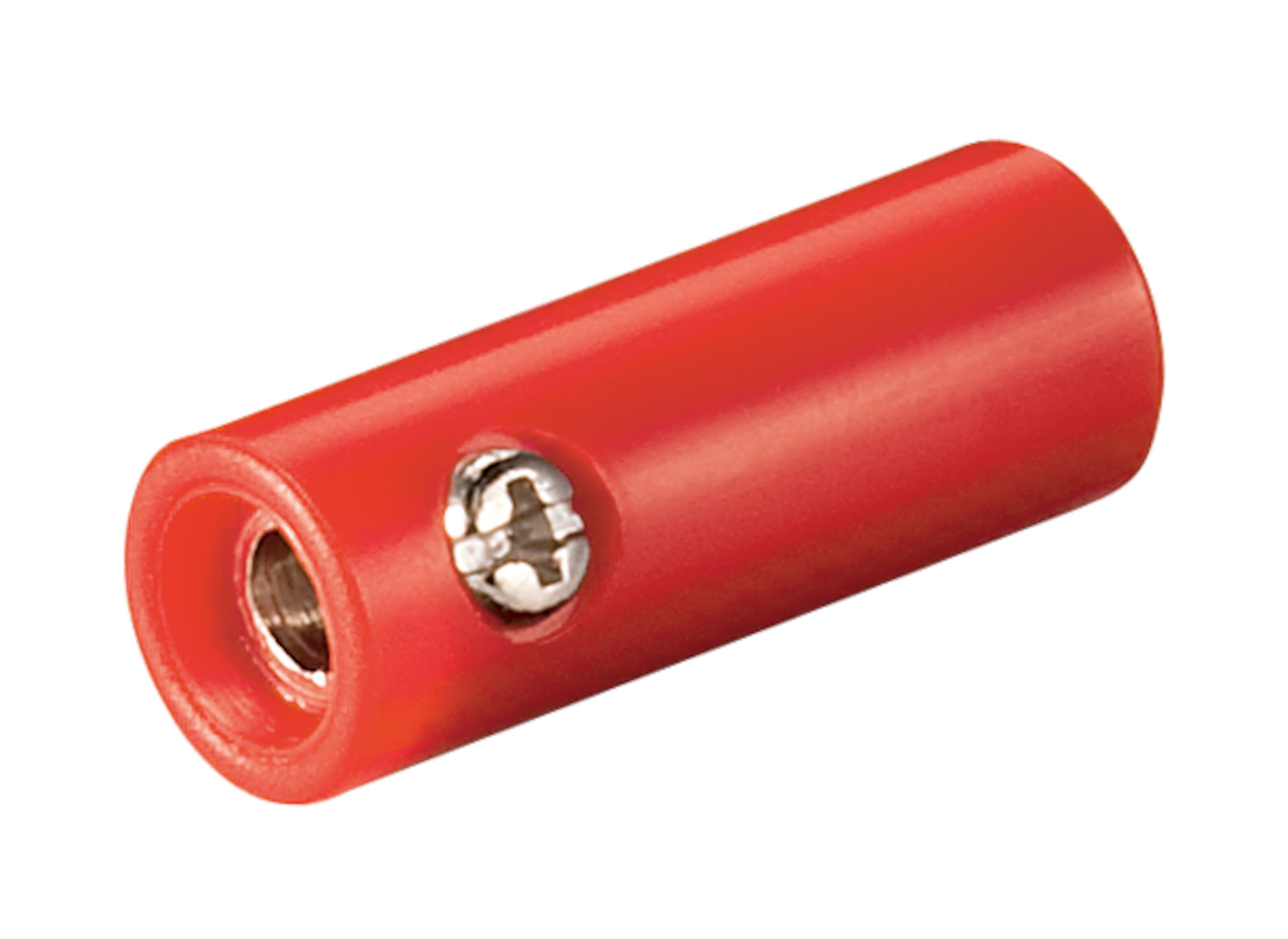 4 mm bananhylse Rød