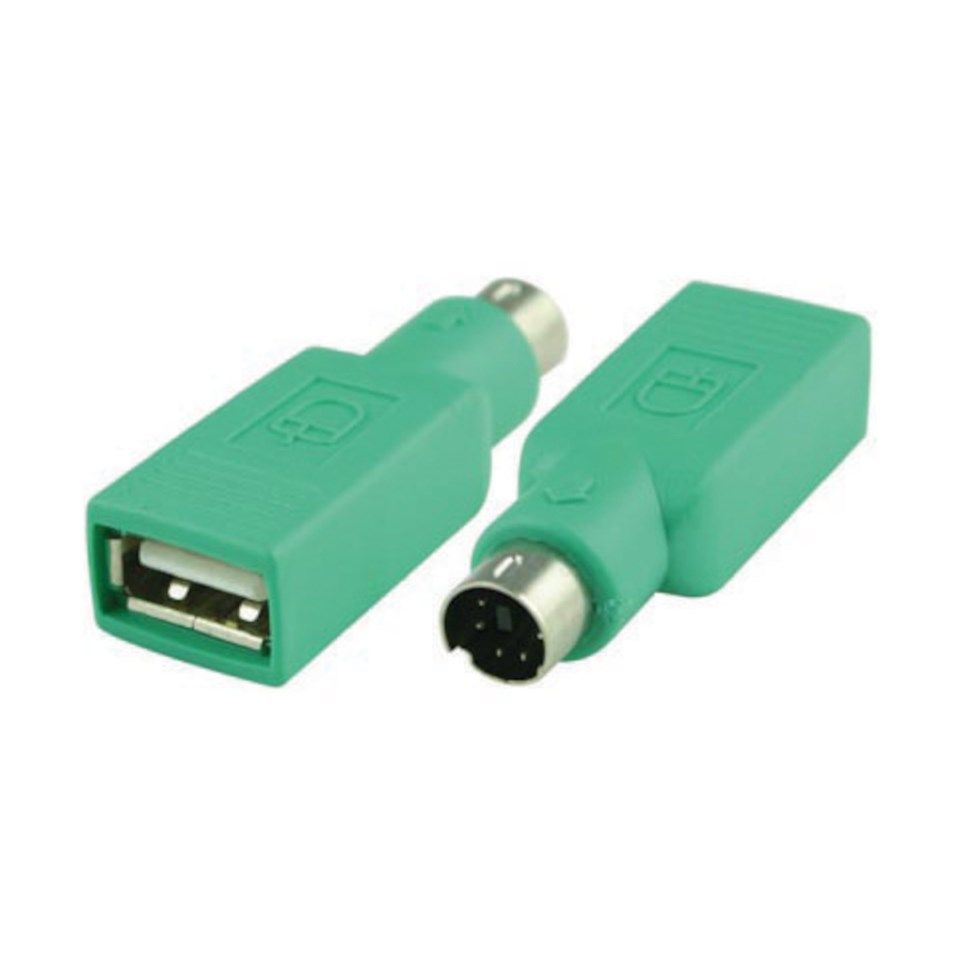 Luxorparts USB-hunn til PS/2-hann, passiv